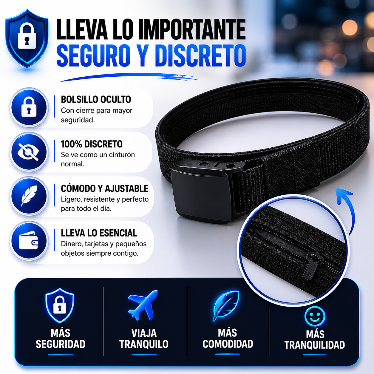 Cinturón Antirrobo