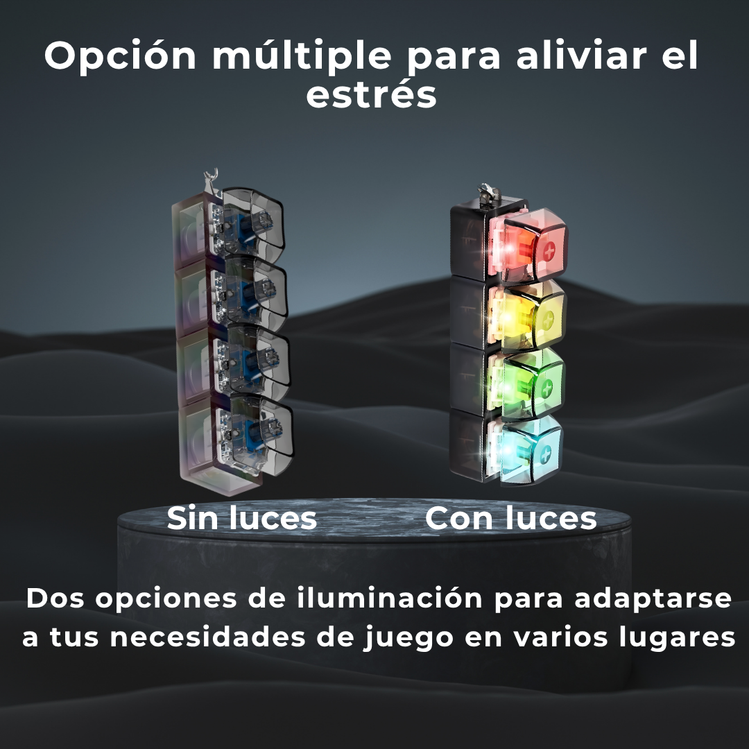 Mini teclado anti-estrés